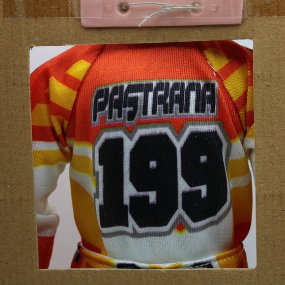 DreamCo Travis Pastrana MX All Stars Suzuki No Fear Freestyle 16in Doll Boxed - Picture 9 of 14